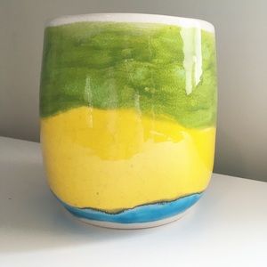 Anthro ceramic planter